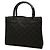 Bamboo Borsa Satchel Gucci in nylon GG nero con bambù - vista 2