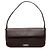 Borsa a tracolla con patta in pelle marrone Burberry Marrone scuro