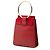 Borsa polso Faye mini Chloé in vitello e camoscio rosso - vista 2