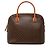 Céline Borsa a mano dome Celine in tela rivestita Brown Macadam Marrone