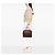 Céline Borsa a mano dome Celine in tela rivestita Brown Macadam Marrone - vista 6