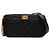 Portafoglio Chanel Boy Double Zip On Chain in pelle caviar matelassé nera Nero