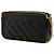 Portafoglio Chanel Boy Double Zip On Chain in pelle caviar matelassé nera Nero - vista 2