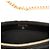 Portafoglio Chanel Boy Double Zip On Chain in pelle caviar matelassé nera Nero - vista 5