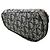 Autre Marque Pouch Saddle Diorissimo in tela blu Dior - vista 2