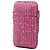 Portacellulare con catena in tweed rosa Chanel - vista 2
