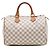 Louis Vuitton White Damier Azur Speedy 30 Blanco