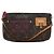 Louis Vuitton Brown Monogram Perforated Pochette Accessoires Marrom