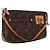 Louis Vuitton Brown Monogram Perforated Pochette Accessoires Marrom - vista 6