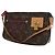 Louis Vuitton Brown Monogram Perforated Pochette Accessoires Marrom - vista 7