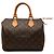 Louis Vuitton Brown Monogram Speedy 25 Marron