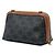 Céline Celine Triomphe Clutch mit Kette aus beschichtetem Canvas in Braun Dunkelbraun - Ansicht 2