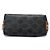 Céline Celine Triomphe Clutch mit Kette aus beschichtetem Canvas in Braun Dunkelbraun - Ansicht 3