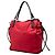Borsa Tote Burberry Buckleigh in nylon rosso - vista 2