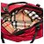 Borsa Tote Burberry Buckleigh in nylon rosso - vista 4