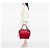 Borsa Tote Burberry Buckleigh in nylon rosso - vista 6