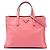 Sacola Prada Pink Saffiano Soft Triple Pocket Rosa