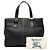 Borsa Tote Burberry in pelle nera Nero - vista 7