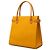 Borsa a mano Burberry in pelle gialla Giallo Senape - vista 2