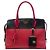 Borsa Prada Esplanade in Saffiano rosso e vitello City Calf