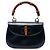 Gucci Black Calfskin Bamboo Night Nero