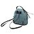 Gucci Blue Small GG Marmont Rucksack aus gestepptem Denim mit Perlen Blau - Ansicht 2