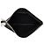 Balenciaga Clutch Clip M in tela nera e blu navy Nero - vista 4