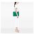 Autre Marque Dior Green Large Lambskin Cannage Lady Dior Verde - vista 6
