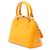 Louis Vuitton Yellow Monogram Vernis Alma BB Amarelo Mostarda - vista 2