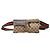 Borsa cintura Gucci Beige GG Canvas Web con doppia tasca