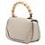 Bolsa New Bamboo Gucci em couro de bezerro marrom, tamanho Medium Bege - vista 2