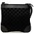 Borsa a tracolla Gucci in camoscio nero GG