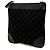 Borsa a tracolla Gucci in camoscio nero GG - vista 2