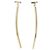 Autre Marque Tiffany T Wire Bar Ohrringe