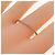 Autre Marque Anello Fascia Tiffany in Platino - vista 4