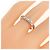 Cartier Ehering aus Platin 950 mit Diamant - Ansicht 4