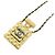 Colar de couro Chanel AB4389 Preto Branco