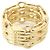 Chanel ABH656 Gold Band Ring Golden