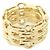Chanel ABH656 Gold Band Ring Golden - Ansicht 2