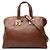 Borsa a mano Fendi Chameleon in pelle marrone