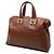 Borsa a mano Fendi Chameleon in pelle marrone - vista 2