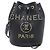 Borsa a tracolla Chanel Deauville Nero