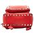 Zaino Valentino Rockstud da donna in pelle rossa Rosso - vista 3