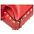 Zaino Valentino Rockstud da donna in pelle rossa Rosso - vista 7