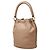 Sac à main Miu Miu en cuir rose beige - vue 2