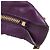 Borsa a tracolla Chloé Milton con catena in pelle viola Porpora - vista 8