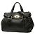 Borsa a mano Miu Miu in pelle nera Nero