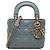 Borsa Christian Dior Lady Dior Mini Blu