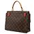 Borsa Louis Vuitton Monogram Marignan Marrone Rosso - vista 2