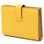 Hermès Porta-cartões Hermes Bearn em Sun Yellow Amarelo - vista 2